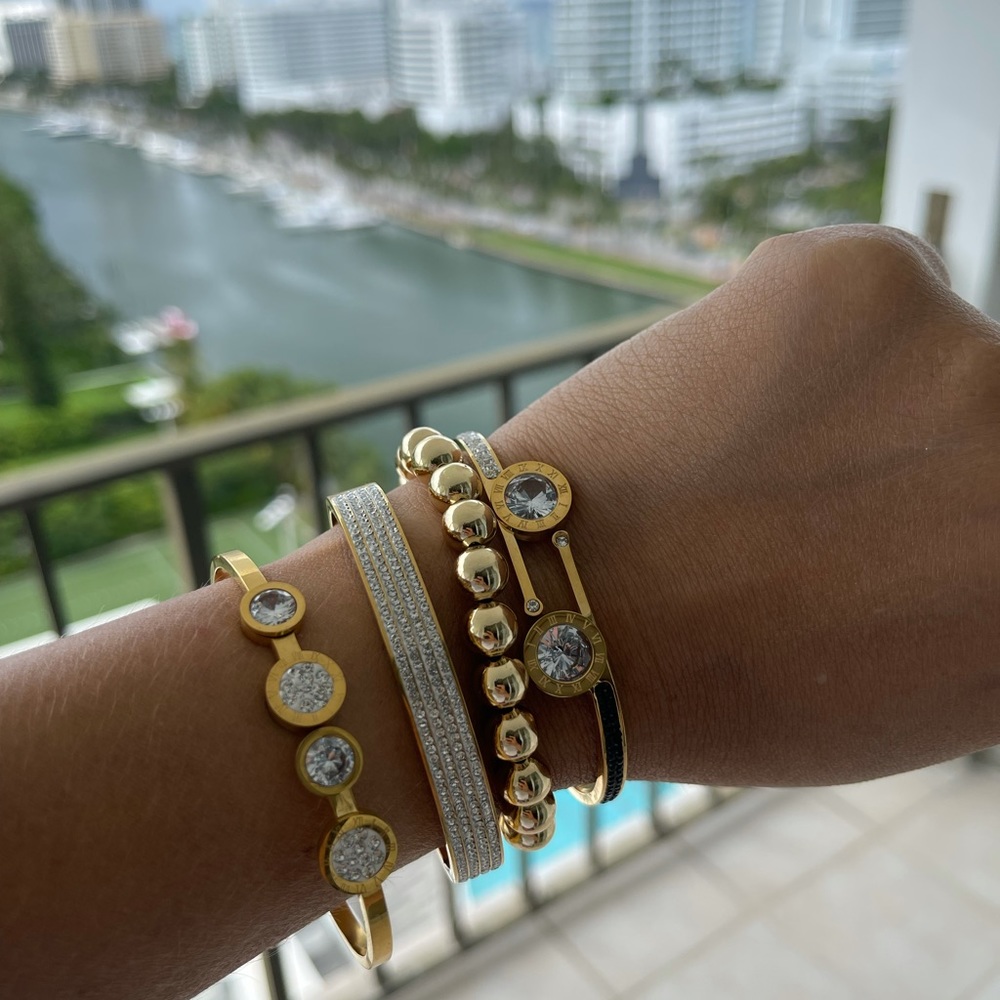 Trendy stackable bangles - Picture 2 of 4